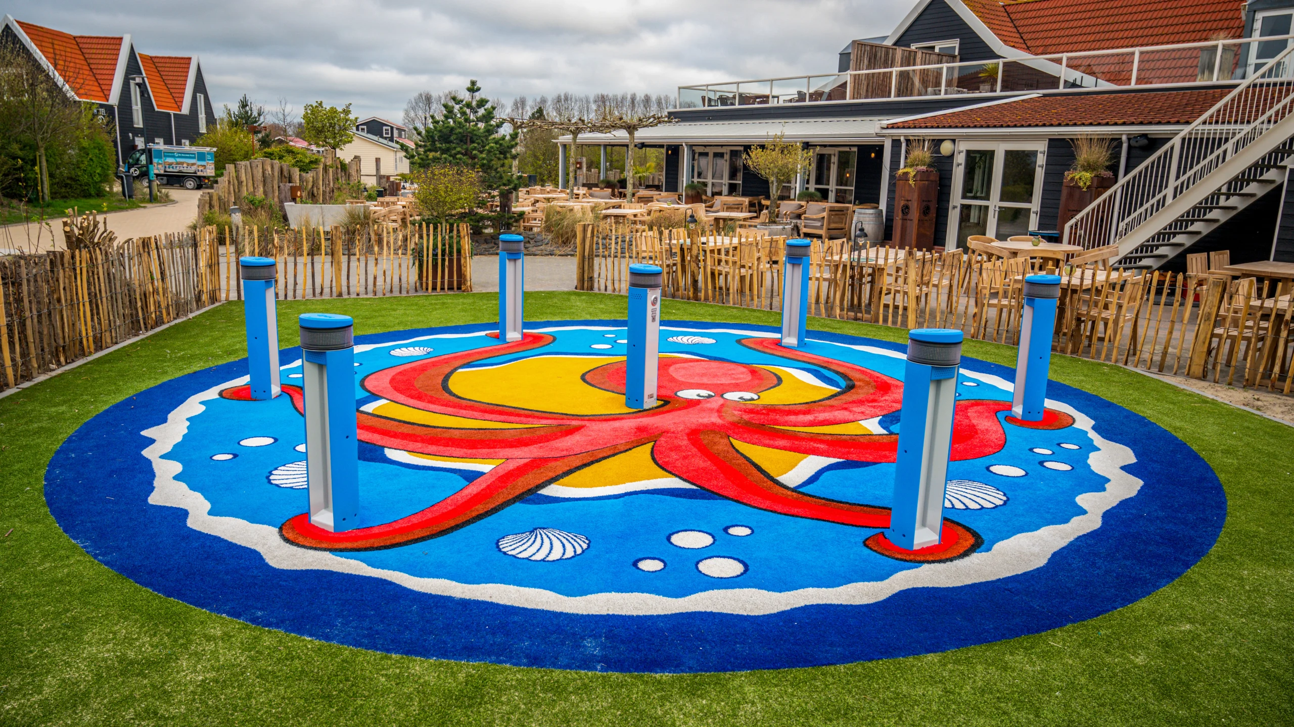 Artificial turf putting green design in Irving, TX